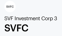 SVF INVESTMENT CORP 3