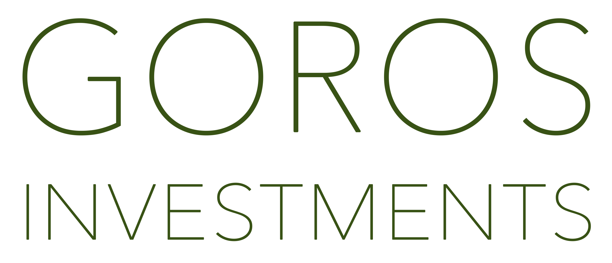 GOROS-PINE INVESTMENT