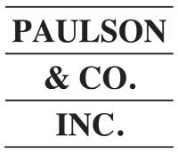 PAULSON & CO INC